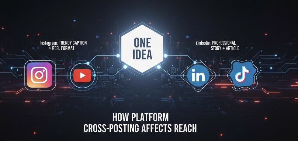 Crossposting, Social Media